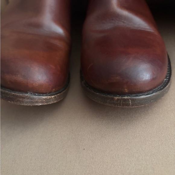 Frye Melissa Tall Button Boots Cognac Brown Size 5B - Picture 9 of 10